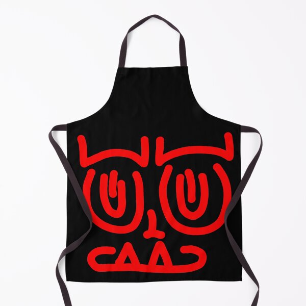 Item preview, Bold Red Abstract Face – Modern Tribal Street Art Graphic designed and sold by felipemaldonadoart.