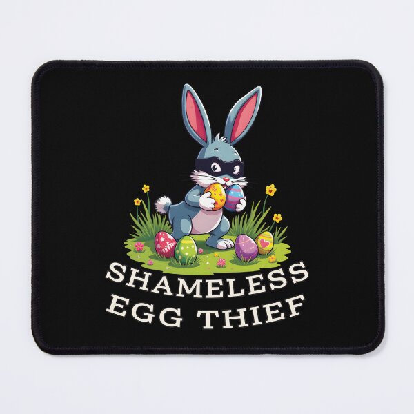 Item preview, Shameless Egg Thief - Funny Easter Bunny Burglar designed and sold by Oaks Creations.