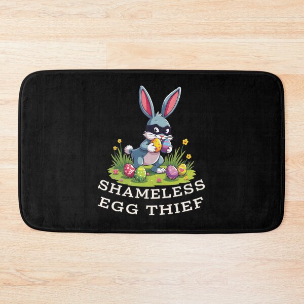 Item preview, Shameless Egg Thief - Funny Easter Bunny Burglar designed and sold by Oaks Creations.