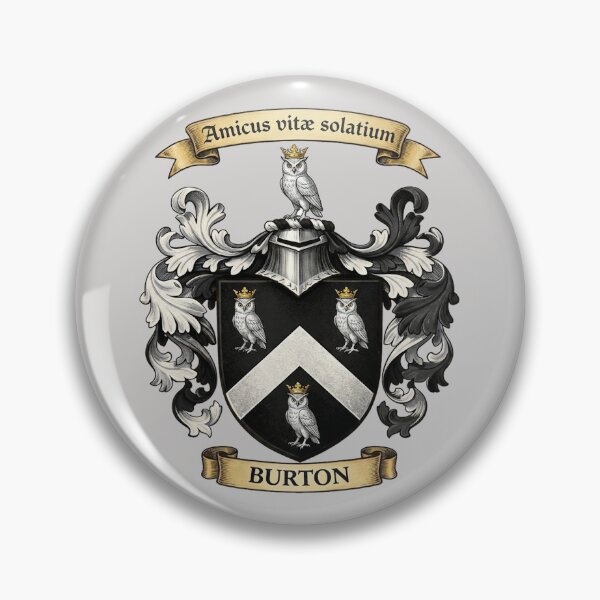 Item preview, The Burton Family Coat of Arms designed and sold by BagTown Clans.