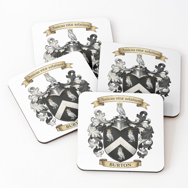 Item preview, The Burton Family Coat of Arms designed and sold by BagTown Clans.