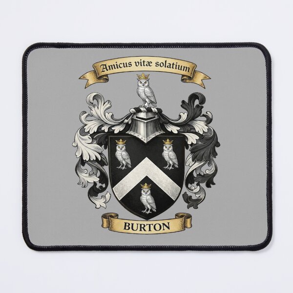 Item preview, The Burton Family Coat of Arms designed and sold by BagTown Clans.