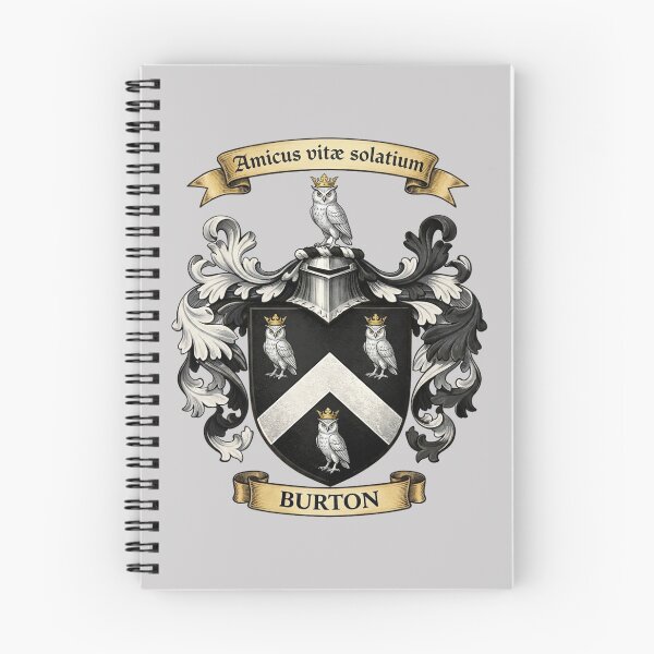 Item preview, The Burton Family Coat of Arms designed and sold by BagTown Clans.