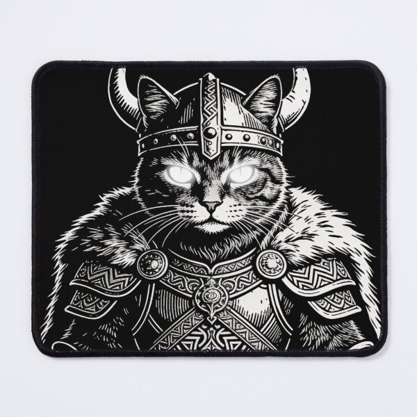 Item preview, Noble Cat Commander – Medieval Armor Engraving designed and sold by CatVibesStudio.