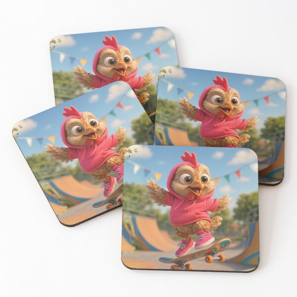 Item preview, Skater Prairie Chicken designed and sold by Sillytoe.