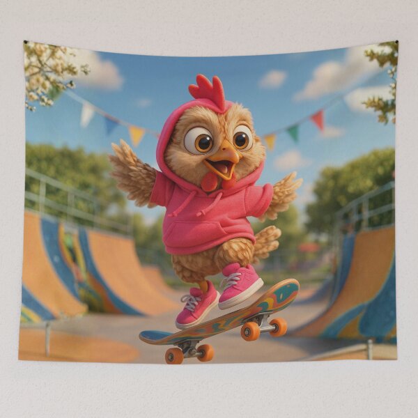 Item preview, Skater Prairie Chicken designed and sold by Sillytoe.