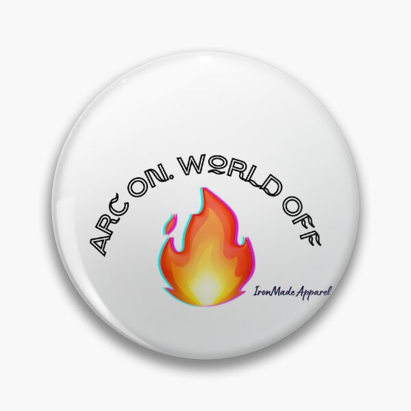Item preview, Arc On. World Off. – Welder T-Shirt for Blue Collar Metal Fabricators & Welding Professionals designed and sold by IronMade Apparel.