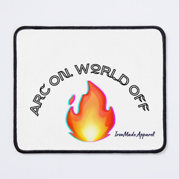 Item preview, Arc On. World Off. – Welder T-Shirt for Blue Collar Metal Fabricators & Welding Professionals designed and sold by IronMade Apparel.