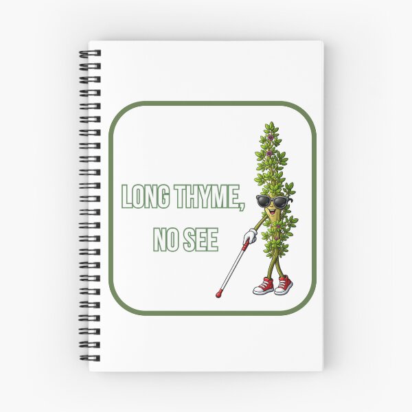 Item preview, Long Thyme No See – Iconic Herb Pun Character designed and sold by Vibe Check Central.