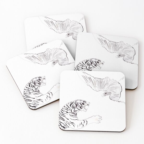 Item preview, The Tiger and Vulture Attack designed and sold by Jenn Brody.