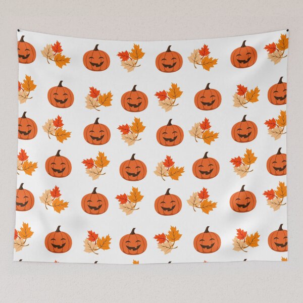Item preview, Halloween pumpkin pattern designed and sold by ArtbyPriscilla.