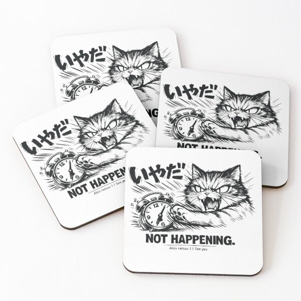 Item preview, Grumpy Cat Smashing Alarm Clock - Not a Morning Person designed and sold by akiotatsuo.