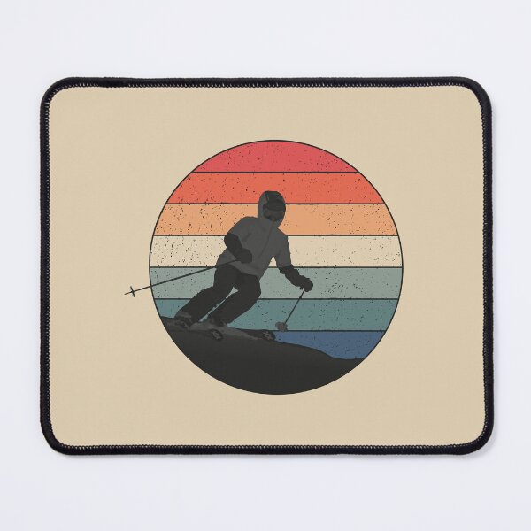 Item preview, Skiing downhill in sunset designed and sold by minimedium.
