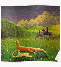 Pictish hunting scene Poster