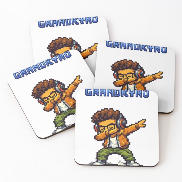 Aperçu de l'œuvre Esprit streetwear : T-shirt graphique pixelisé GrandKyro « Dab » – Style gaming urbain créée et vendue par AnimeATL.