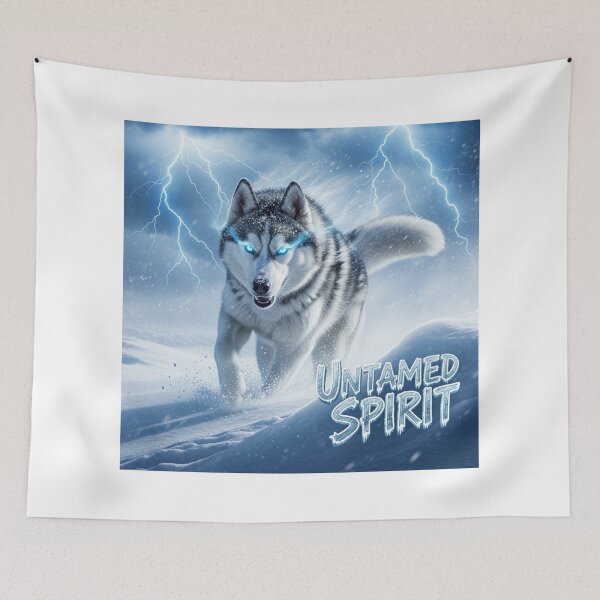 Item preview, Untamed Spirit Husky designed and sold by PetJoyPrintsCO.