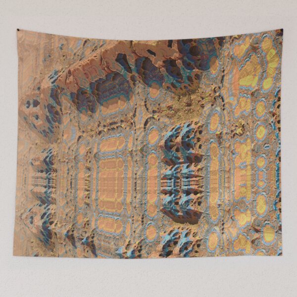 Item preview, Ancient technology alien wall spaceship sci-fi fractal concept illustration designed and sold by christianmuller.