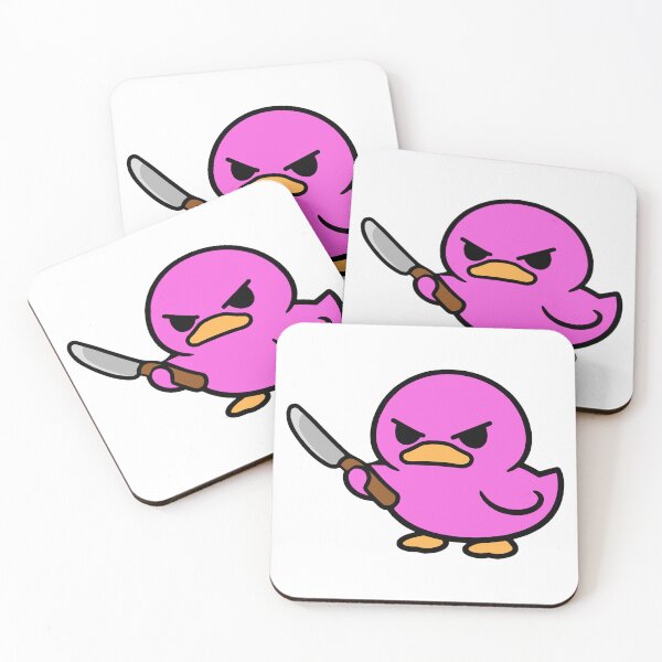 Item preview, Duck Mignon with a Butter Knife designed and sold by Panneaux et signalisations - NPOITEVIN.