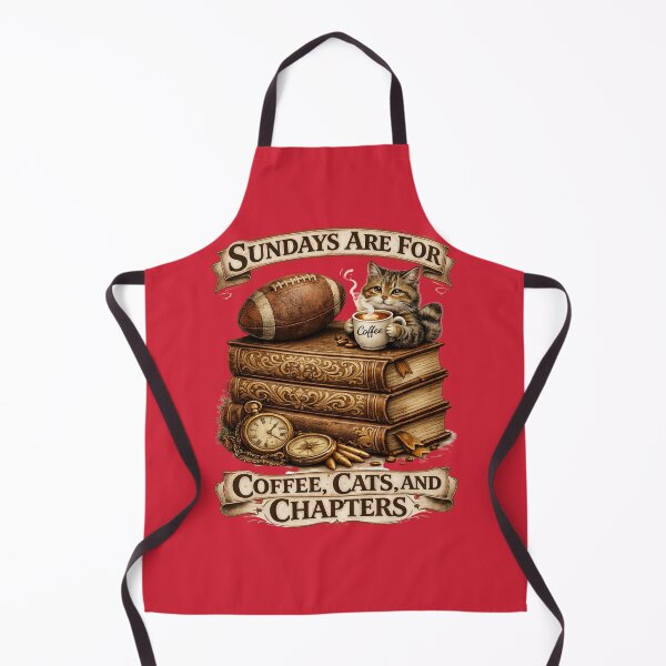 Item preview, Sundays Are for Coffee, Cats, and Chapters designed and sold by vampbabe54.