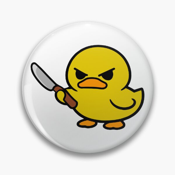 Item preview, Duck Mignon with a Butter Knife designed and sold by Panneaux et signalisations - NPOITEVIN.