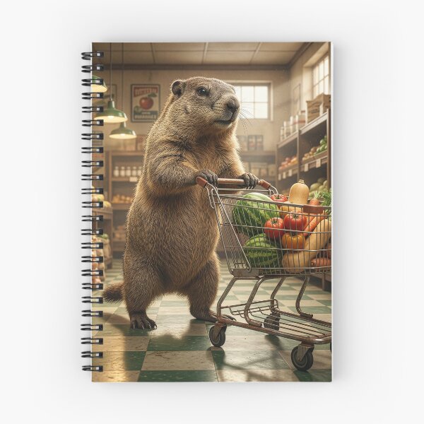 Item preview, Groundhog Goes Grocery Shopping designed and sold by Tridentulus.