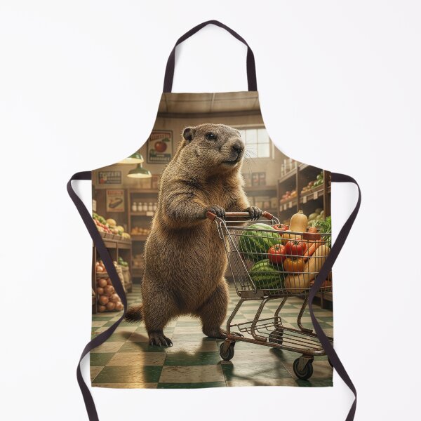 Item preview, Groundhog Goes Grocery Shopping designed and sold by Tridentulus.