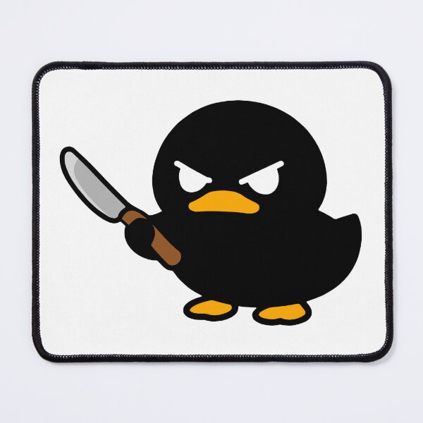 Item preview, Duck Mignon with a Butter Knife designed and sold by Panneaux et signalisations - NPOITEVIN.