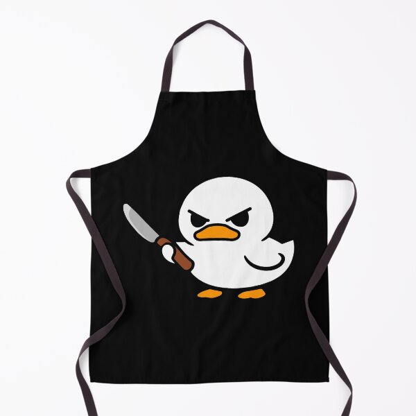 Item preview, Duck Mignon with a Butter Knife designed and sold by Panneaux et signalisations - NPOITEVIN.