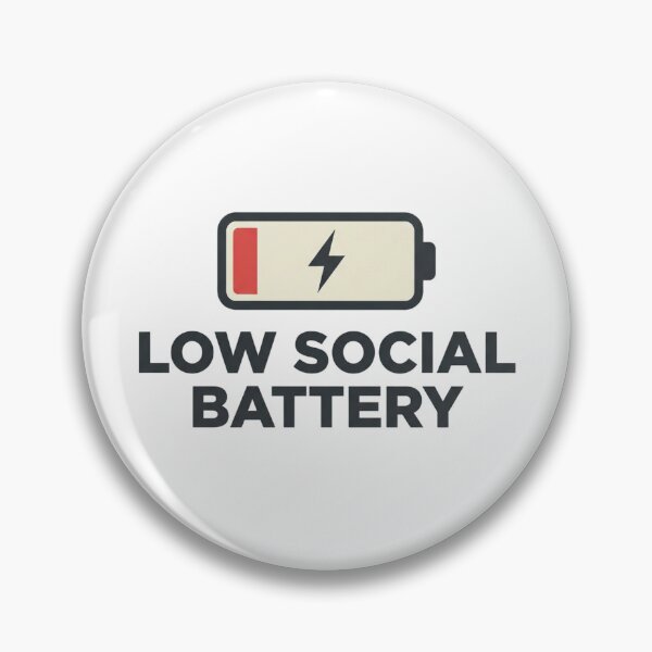 Item preview, Low Social Battery designed and sold by Gen X Gang.