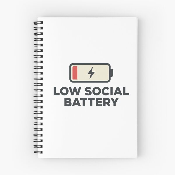 Item preview, Low Social Battery designed and sold by Gen X Gang.