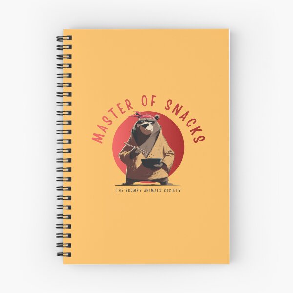 Item preview, Master of Snacks – Grumpy Bear Martial Arts Funny Illustration designed and sold by grumpyanimals.