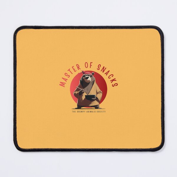 Item preview, Master of Snacks – Grumpy Bear Martial Arts Funny Illustration designed and sold by grumpyanimals.