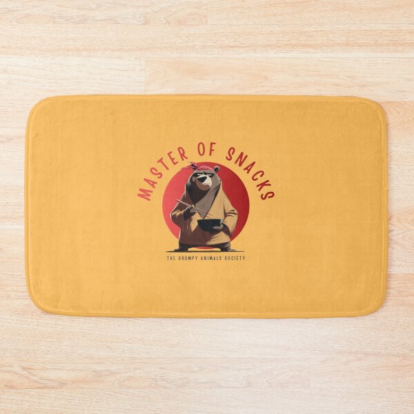 Item preview, Master of Snacks – Grumpy Bear Martial Arts Funny Illustration designed and sold by grumpyanimals.