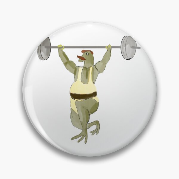 Item preview, Frog Weightlifter designed and sold by FrogLakeArt.