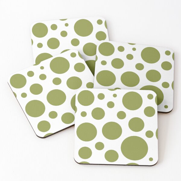 Item preview, Minimalist: Olive Circles on White designed and sold by BreisaBurman.