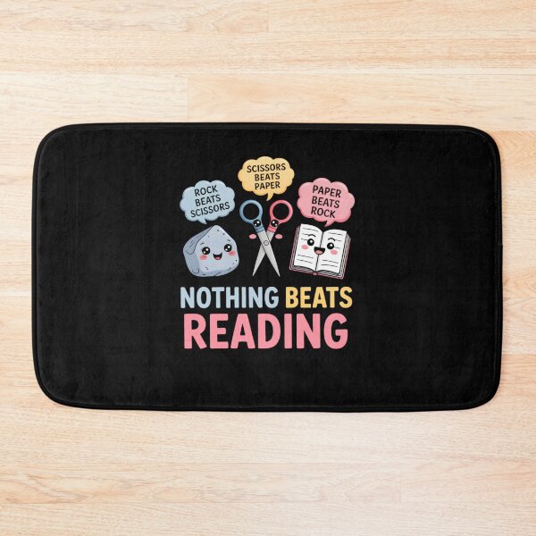 Item preview, Rock Paper Scissors Nothing Beats Reading Funny Book Lover designed and sold by Mirandalab.