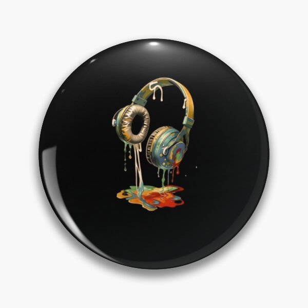 Item preview, Retro Drip Vibrant Headphones designed and sold by Mirandalab.