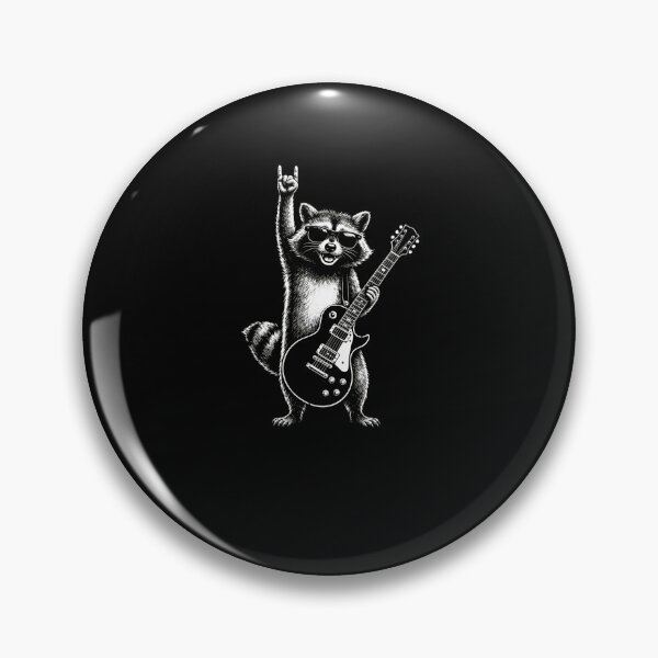 Item preview, Raccoon Rock Music Band Guitar designed and sold by Mirandalab.