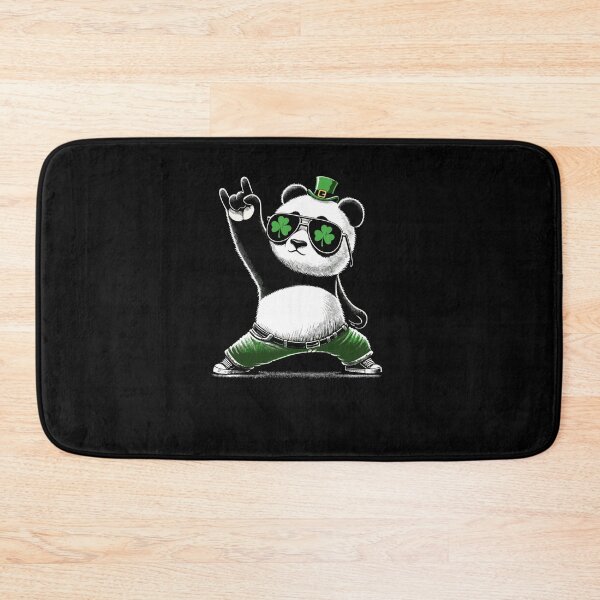 Item preview, Panda Rocks St Patty's Shamrock designed and sold by Mirandalab.
