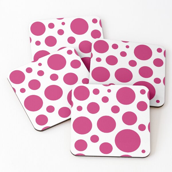 Item preview, Minimalist: Pink Circles on White designed and sold by BreisaBurman.