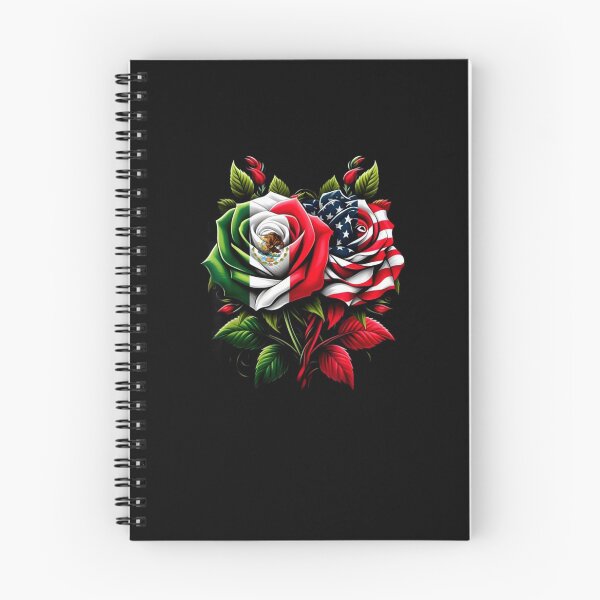 Item preview, Mexican Flag American Flag Rose Flower designed and sold by Mirandalab.