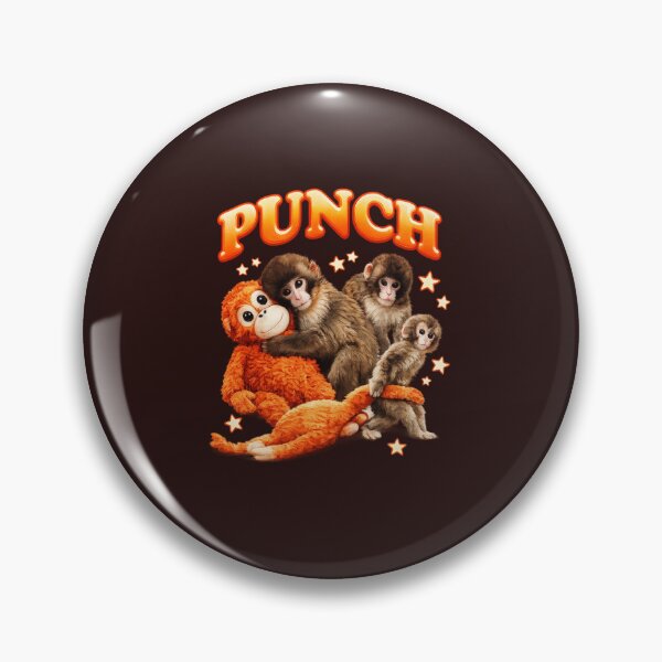 Item preview, Punch Monkey Graphic T-Shirt – Funny Retro Vintage Cute Monkey Y2K Aesthetic Shirt for Animal Lovers  designed and sold by Storefridi.