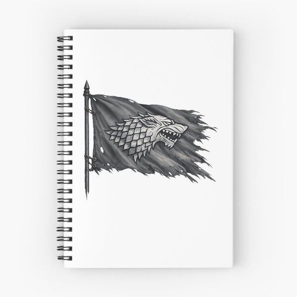 Item preview, Dire Wolf Sigil Waving Banner – Dark Fantasy Wolf Crest Design designed and sold by GarnerSupplyCo.