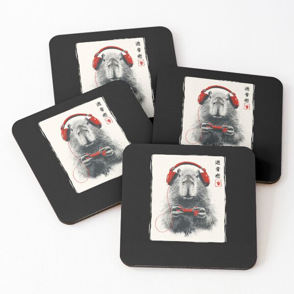 Item preview, Japanese Capybara Gamer Video designed and sold by Mirandalab.