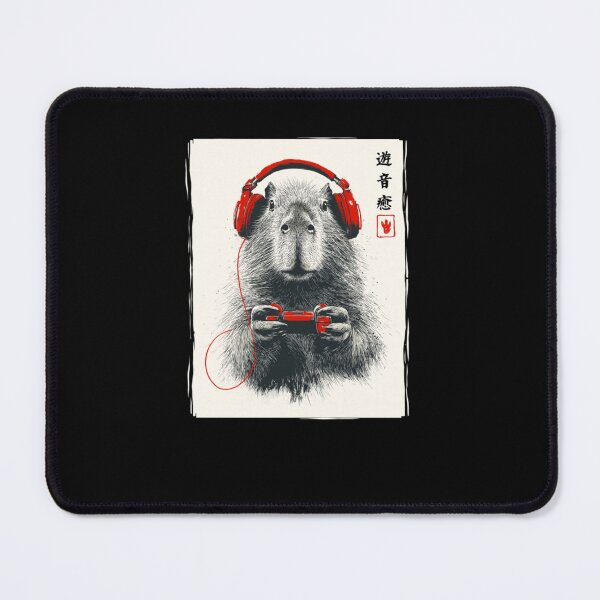 Item preview, Japanese Capybara Gamer Video designed and sold by Mirandalab.