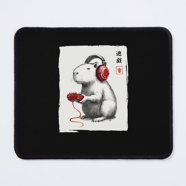 Item preview, Japanese Capybara Gamer Video designed and sold by Mirandalab.