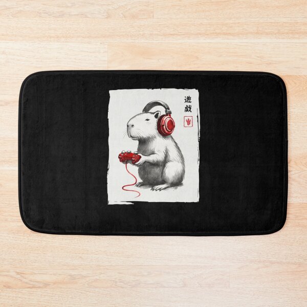 Item preview, Japanese Capybara Gamer Video designed and sold by Mirandalab.