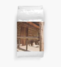 Red Porch Duvet Cover
