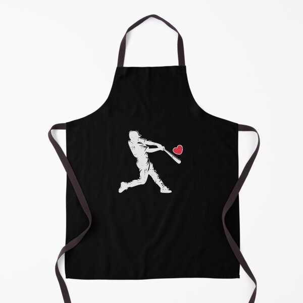 Item preview, Valentine's Day Baseball Batter Silhouette Heart designed and sold by Mirandalab.