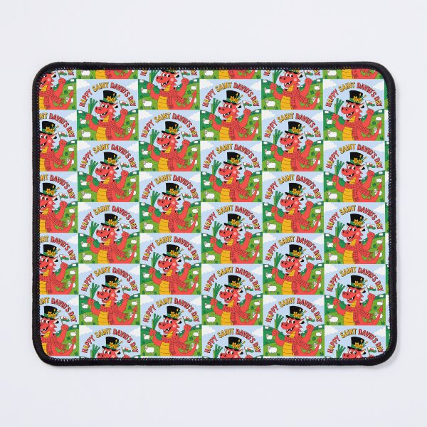 Item preview, Happy St David's Day Cute Welsh Dragon | Leeks & Flag designed and sold by Midnight Veil Designs.